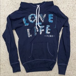 Navy Blue XS Aerie Hoodie